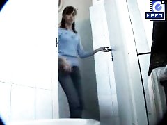 3 movies - Spying after hot chicks in univercity toilet