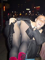 8 pictures - upskirt shots on the streets pics gallery