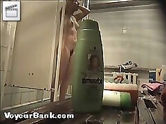 12 movies - Joyful young puss with bushy pubis takes a shower Part 3