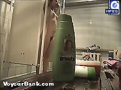 12 movies - Joyful young puss with bushy pubis takes a shower Part 3