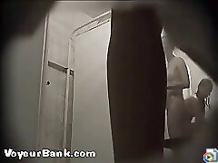 12 movies - Peeping after three college girls in the showers Part 2