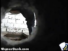 12 movies - Look at three redneck dolls tinkling near spy cam Part 2