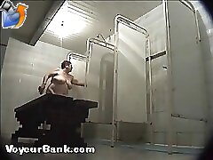 12 movies - Scrutinize big and little asses in ladies' shower Part 1