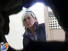 3 movies - Kinky voyeur spies after hot pissing blonde mommy