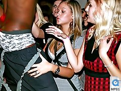 4 movies - Blonde girl gets her pussy fucked hard by black stripper