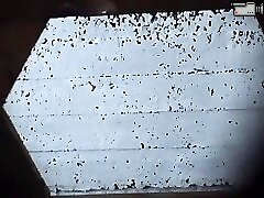6 movies - Ladies captured peeing in a coastal toilet, oblivious to the recording Part 2