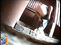 5 movies - Curious watcher captures ladies in a park’s ladies’ toilet Part 2