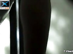 9 movies - Observer films an unsuspecting bikini-clad young gentleman relieving herself Part 1