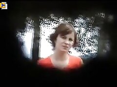 6 movies - Really captivating mom filmed urinating in a private toilet cubicle Part 1