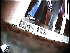 6 movies - Camera captures women urinating in a park’s public restroom Part 1