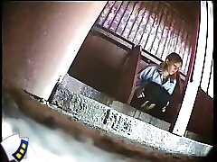 6 movies - Senior and young gals recorded relieving themselves in a shared area Part 3