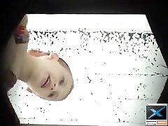 6 movies - Woman in a patterned bikini captured peeing in a secluded toilet Part 2