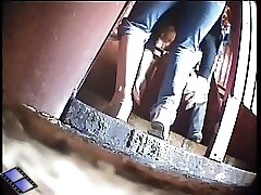 6 movies - Ladies captured peeing strikingly in a toilet with a sneaky recorder Part 2