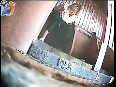 6 movies - Mature and young gals recorded relieving themselves in a shared area Part 3