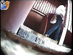 6 movies - Gals recorded relieving themselves boldly in a bathroom with a covert device Part 3