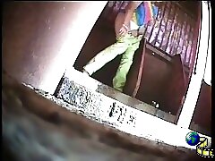 6 movies - Four women filmed urinating in a discreet restroom Part 1