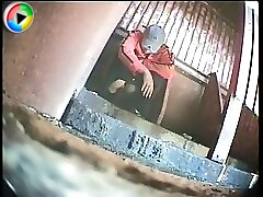 6 movies - Women filmed urinating vividly in a restroom with a discreet camera Part 1