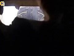 6 movies - Fair-haired lady captured peeing in a toilet oblivious to the recording Part 2