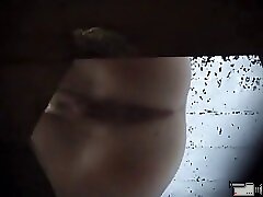 6 movies - F captures ladies peeing in a countryside communal toilet Part 2