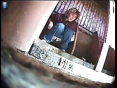 6 movies - Fascinating footage from a rugged female bathroom in a park Part 3