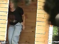 9 movies - Stylish women filmed urinating involving an intrigued onlooker with reference to Loyalty 1