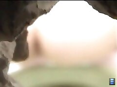 6 movies - Youthful fair-haired stunner captured urinating in a communal lavatory Part 2