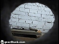 12 movies - Hot voyeur vids from a spycammed country toilet Part 2