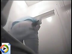 12 movies - Observer films women urinating in a warehouse restroom Part 1